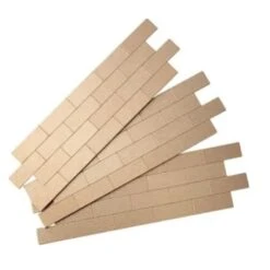 Aspect Metal™ Matted Peel-And-Stick Mini Subway Backsplash, 4x12.5, Pack Of 3