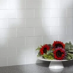 Aspect Glass™ Peel-And-Stick Backsplash, Frost, 3 X 6, Package Of 8 -Camebridge Shop 104286 w DetailedProductView5 Lg