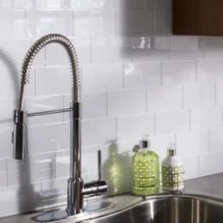 Aspect Glass™ Peel-And-Stick Backsplash, Frost, 3 X 6, Package Of 8 -Camebridge Shop 104286 w DetailedProductView6 Lg