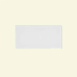 Aspect Glass™ Peel-And-Stick Backsplash, Frost, 3 X 6, Package Of 8