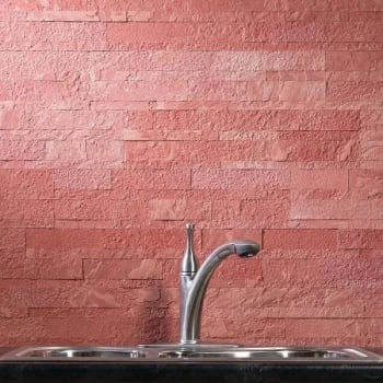 Aspect Stone 5.9x23.6 Peel & Stick Backsplash In Autumn Sandstone 4 Aspect Stone 5.9x23.6 Peel & Stick Backsplash In Autumn Sandstone - Image 2