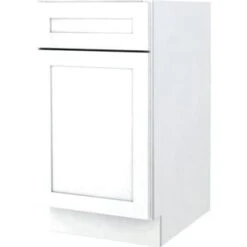 Sunco 18w X 34-1/2h X 24d White Shaker Base Cabinet