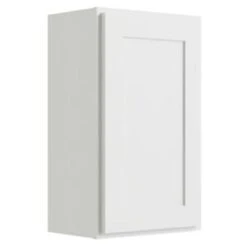 Cnc Cabinetry 9" W X 30" H 1 Door Wall Cabinet, Luxor White