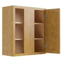 Cnc Cabinetry Country Oak Blind Wall Cabinet 36w X 30h