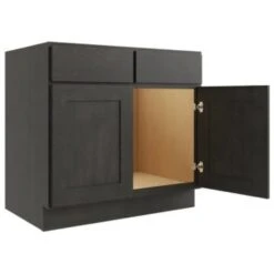 Cnc Cabinetry Luxor Smoky Grey Sink Base Cabinet 42w X 34.5h