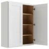 Cnc Cabinetry Luxor White Wall Cabinet 30w X 42h 1 Cnc Cabinetry Luxor White Wall Cabinet 30w X 42h -Camebridge Shop 191335 w MainProductImage Lg