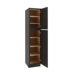 Cnc Cabinetry 18 X 96 In. Country Oak Left Utility Cabinet (Light Honey)