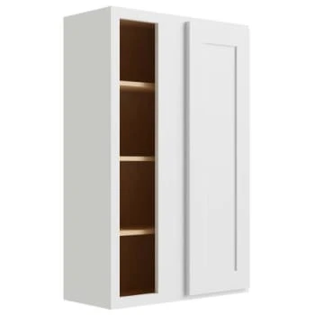 Cnc Cabinetry Luxor White Blind Wall Cabinet 36w X 42h 3 Cnc Cabinetry Luxor White Blind Wall Cabinet 36w X 42h