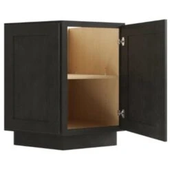 Cnc Cabinetry Luxor Smoky Grey Base End Cabinet 24.875w X 34.5h