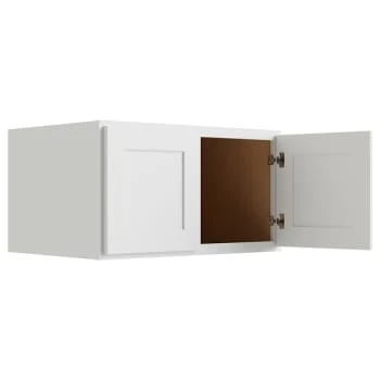 Cnc Cabinetry Luxor White Wall Cabinet, 24 Deep 36w X 15h 3 Cnc Cabinetry Luxor White Wall Cabinet, 24 Deep 36w X 15h