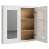 Cnc Cabinetry Rta Luxor White Medicine Cabinet 30w X 30h -Camebridge Shop 191926 w MainProductImage Lg
