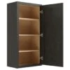 Cnc Cabinetry Luxor Smoky Grey Wall Cabinet 12w X 42h 2 Cnc Cabinetry Luxor Smoky Grey Wall Cabinet 12w X 42h -Camebridge Shop 191944 w MainProductImage Lg
