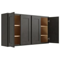 Cnc Cabinetry Luxor Smoky Grey Wall Cabinet 48w X 30h