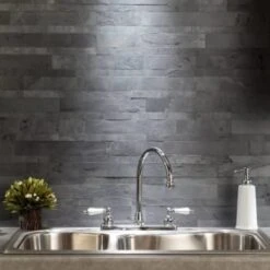 Aspect Stone 6-In X 24-In Stone Peel And Stick Backsplash In Charcoal Slate 29 Aspect Stone 6-In X 24-In Stone Peel And Stick Backsplash In Charcoal Slate -Camebridge Shop 214059 w AlternateImageView Lg