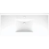 Swan® White Contour Solid Surface Single Bowl Vanity Top 22" X 43" 1 Swan® White Contour Solid Surface Single Bowl Vanity Top 22" X 43" -Camebridge Shop 240357 WebOnly Lg