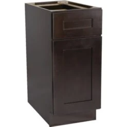 Design House® 15 X 34-1/2 X 24" Espresso Base Cabinet, Fully-Assembled