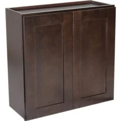 Seasons® 36 X 30 X 12" Espresso Wall Cabinet, Ready-To-Assemble
