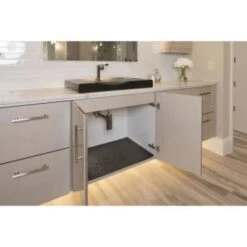 Xtreme Mats™ Under Sink Vanity Cabinet Mat, 25 X 19 In 17 Xtreme Mats™ Under Sink Vanity Cabinet Mat, 25 X 19 In -Camebridge Shop 284160 w LeftView Lg