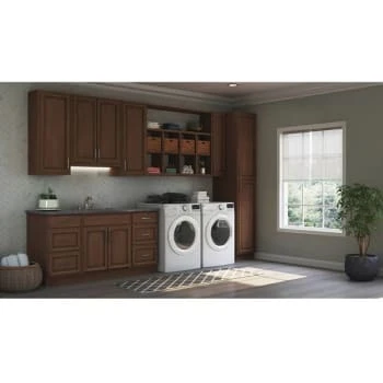 Hampton Bay Hampton Assembled 9x34.5x24" Base Kitchen Cabinet "cognac 4 Hampton Bay Hampton Assembled 9x34.5x24" Base Kitchen Cabinet "cognac - Image 2