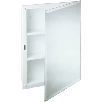 16w X 20"h Recessed Beveled Edge Mirrored Medicine Cabinet With Polystyrene Body 3 16w X 20"h Recessed Beveled Edge Mirrored Medicine Cabinet With Polystyrene Body