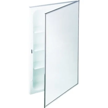 16"w X 26"h Recessed Mirrored Medicine Cabinet With Steel Body And Shelves 3 16"w X 26"h Recessed Mirrored Medicine Cabinet With Steel Body And Shelves