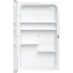 Recessed Mirrored Medicine Cab 16x26od - 14x24id With Plastic Shelves -Camebridge Shop 404304 K Lg