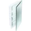 16w X 26"h Recessed Beveled Edge Mirrored Medicine Cabinet With Steel Body 1 16w X 26"h Recessed Beveled Edge Mirrored Medicine Cabinet With Steel Body -Camebridge Shop 404419 Lg