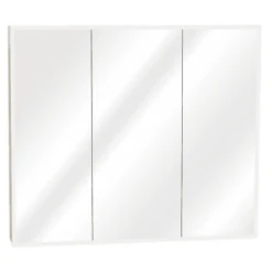Zenith 24 X 26 In. Surface-Mount Tri-View Medicine Cabinet
