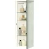 Zenith 14w X 36"h Surface Steel Corner Medicine Cabinet With Beveled Mirror