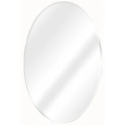 Zenith 21W X 31"H Surface Mount Steel Medicine Cabinet Oval Beveled Mirror