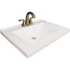 Modular Vanity Tops 25x22" Solid White Marble Bathroom Vanity Sink Top And Bowl -Camebridge Shop 404542 v MainProductImage Lg