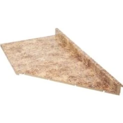 Vt Industries 25"d X 8'l Butterum Matte Kitchen Laminate Countertop Right Miter