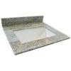Design House® 31 X 22" Kashmire White Granite Top And Rectangular Bowl -Camebridge Shop 501501 V Lg