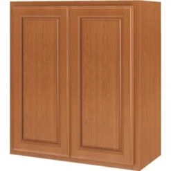 Seasons® 21w X 36h X 12"d Wall Cabinet Auburn Oak Raised Panel